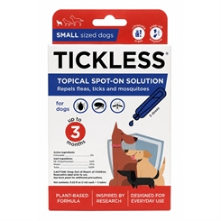 TICKLESS Topical SPOT-ON Hund under20 kg - Small 5x1ml